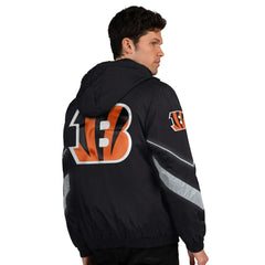Cincinnati Bengals Starter Thursday Night Gridiron Full-Zip Jacket - Black/Orange Jackets
