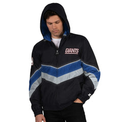 New York Giants Starter Thursday Night Gridiron Full-Zip Jacket - Black/Royal Jackets