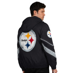 Pittsburgh Steelers Starter Thursday Night Gridiron Full-Zip Jacket - Black/Gold Jackets