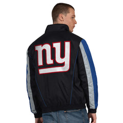 New York Giants Starter Thursday Night Gridiron Half-Zip Jacket - Black Jackets