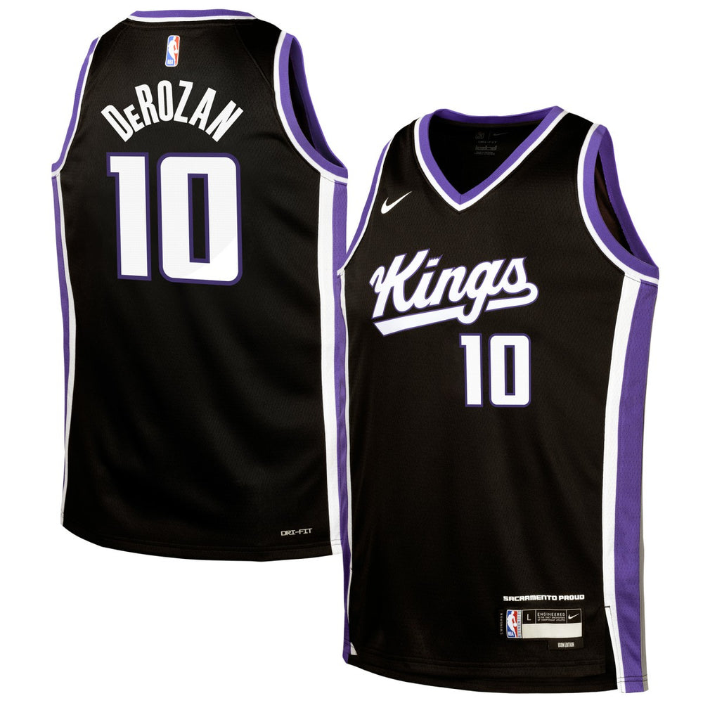 DeMar DeRozan Sacramento Kings Youth Swingman Jersey Icon Edition Black - Nike