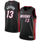 Bam Adebayo Miami Heat Youth Swingman Jersey Icon Edition Black - Nike