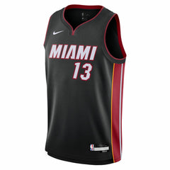 Bam Adebayo Miami Heat Youth Swingman Jersey Icon Edition Black - Nike