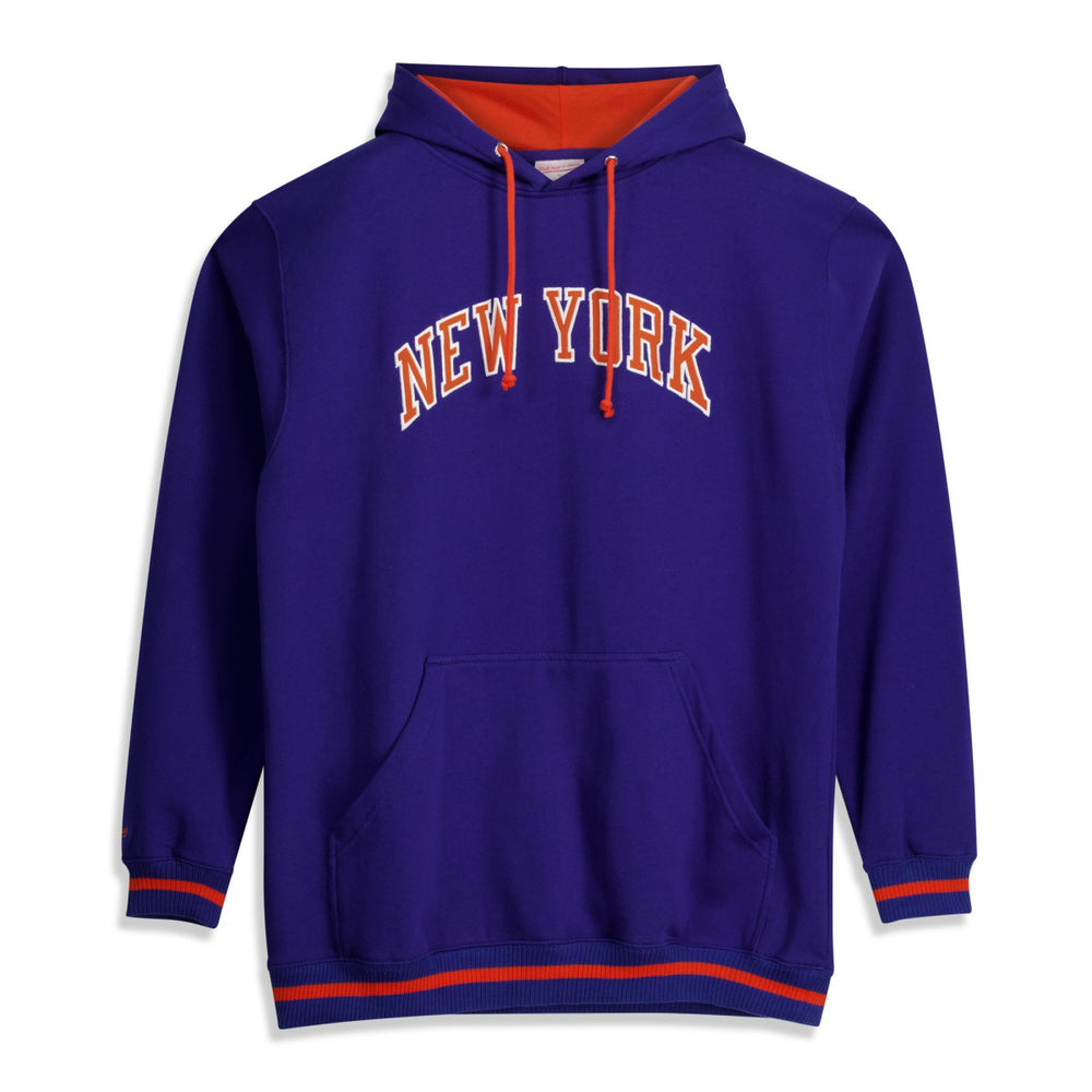 New York Knicks Hardwood Classics Big & Tall Hoodie Blue - Mitchell & Ness