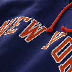 New York Knicks Hardwood Classics Big & Tall Hoodie Blue - Mitchell & Ness