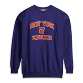 New York Knicks Hardwood Classics Big & Tall Crewneck Sweatshirt Heather Blue - Mitchell & Ness
