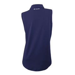 Milwaukee Brewers Columbia Women's Tend The Ball Sleeveless Polo - Navy