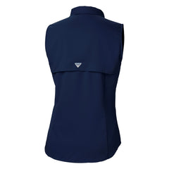 Los Angeles Angels Columbia Women's Tamiami Sleeveless Shirt - Navy