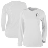 Pittsburgh Pirates Columbia Shotgun Long Sleeve T-Shirt - White T-shirts