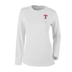Texas Rangers Columbia Shotgun Long Sleeve T-Shirt - White T-shirts