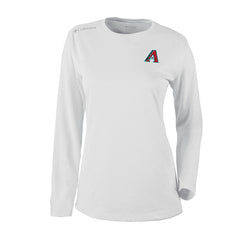 Arizona Diamondbacks Columbia Shotgun Long Sleeve T-Shirt - White T-shirts