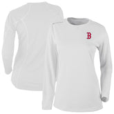 Boston Red Sox Columbia Shotgun Long Sleeve T-Shirt - White T-shirts