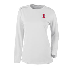 Boston Red Sox Columbia Shotgun Long Sleeve T-Shirt - White T-shirts