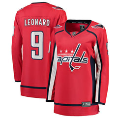 Ryan Leonard Washington Capitals Fanatics Women's Home Breakaway Player Jersey - Red | US 203070950