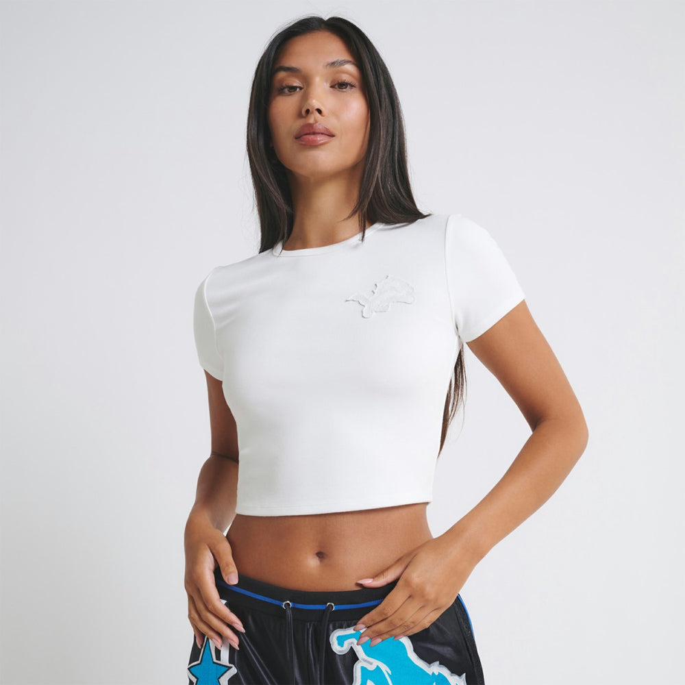 Detroit Lions Off Season Women's Baby T-Shirt - White T-shirts