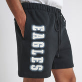 Philadelphia Eagles Off Season Unisex Fleece Shorts - Black Shorts