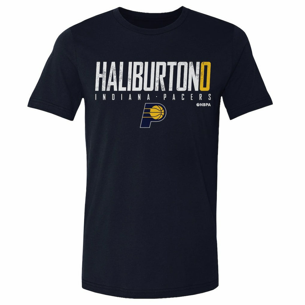 Tyrese Haliburton Indiana Pacers 500 Level Elite T-Shirt Navy outlet