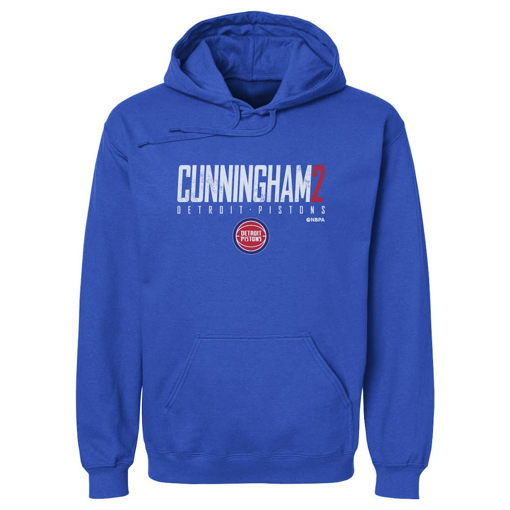 Cade Cunningham Detroit Pistons 500 Level Elite Pullover Hoodie Blue