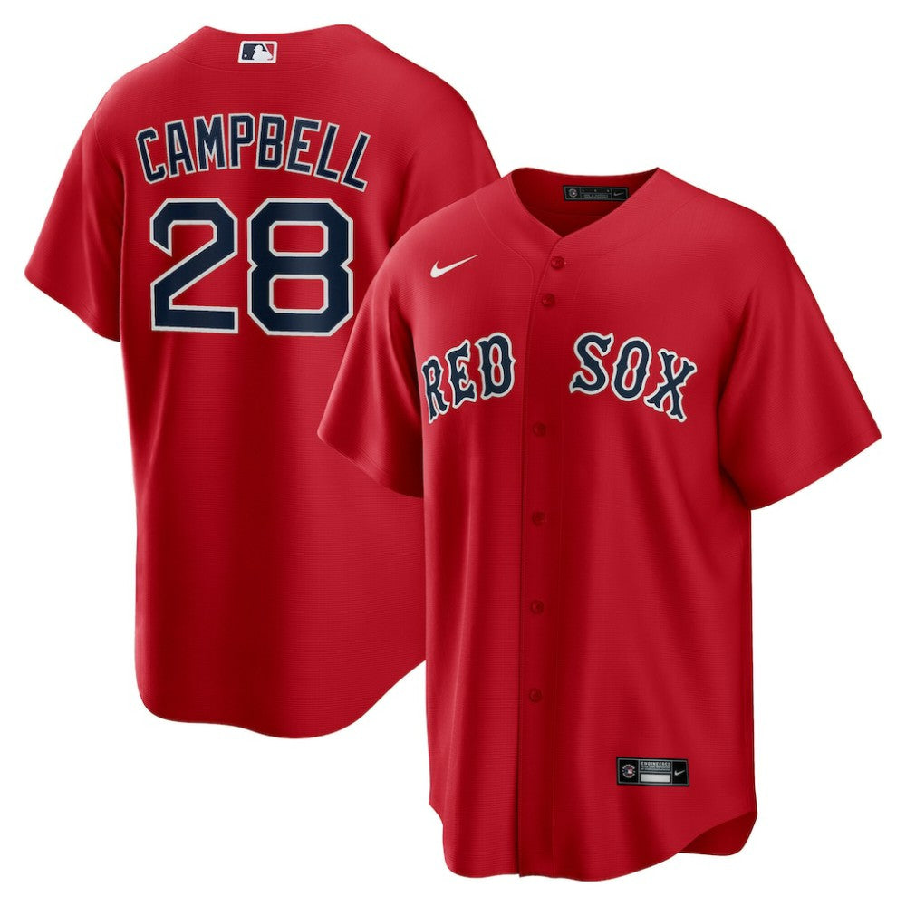 Kristian Campbell Boston Red Sox Nike Alternate Replica Jersey - Red Jerseys