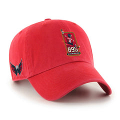 Alexander Ovechkin Washington Capitals '47 895 Most Goals of All Time Clean Up Adjustable Hat - Red | US 203072110