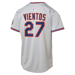 Mark Vientos New York Mets Nike Youth Road Limited Jersey - Gray Jerseys