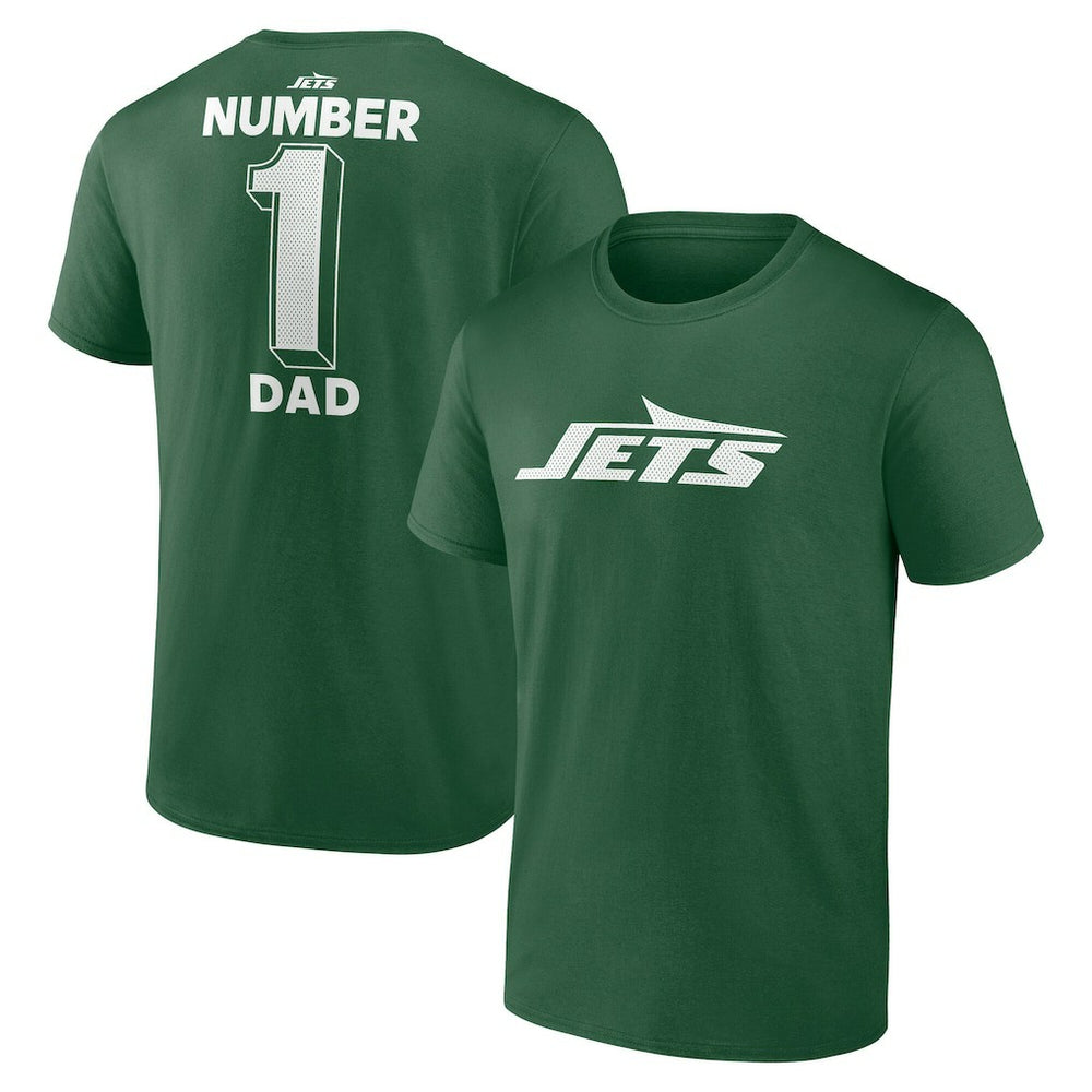 New York Jets #1 Dad Jersey T-Shirt - Green T-shirts