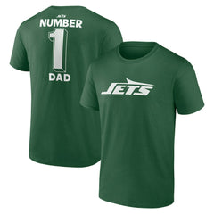 New York Jets #1 Dad Jersey T-Shirt - Green T-shirts