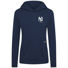 New York Yankees Levelwear Women's Cooperstown Collection Relay Core Logo Pullover Hoodie - Navy Hoodies