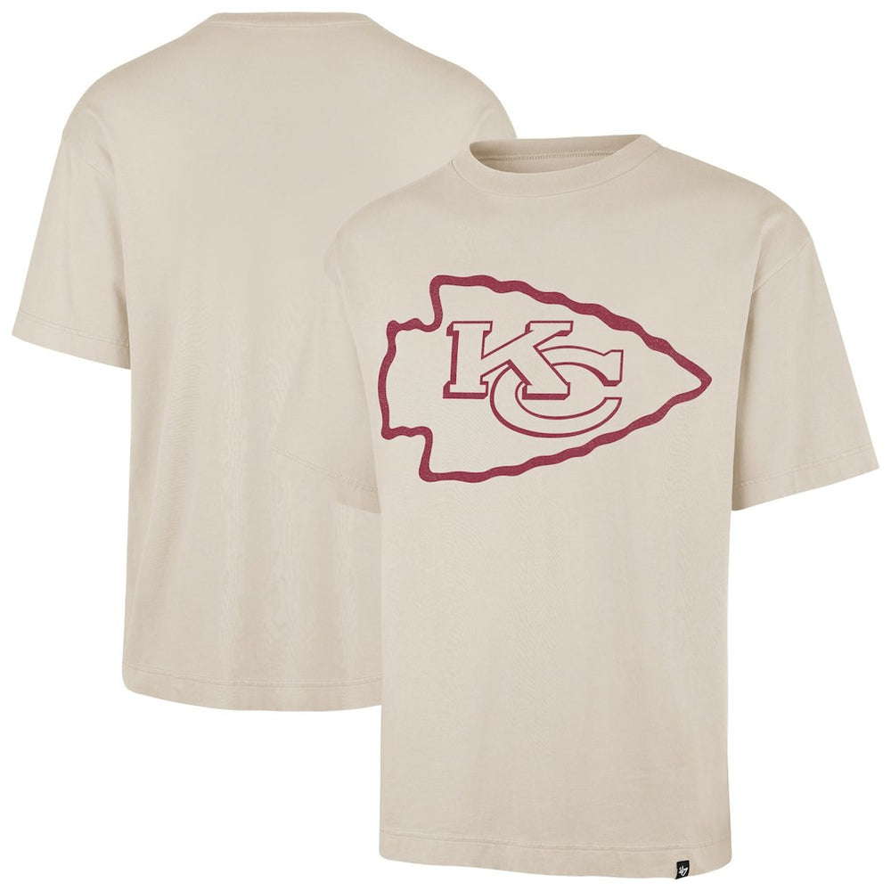 Kansas City Chiefs '47 Bouldering Imprint Ravine Foundation T-Shirt - Tan T-shirts