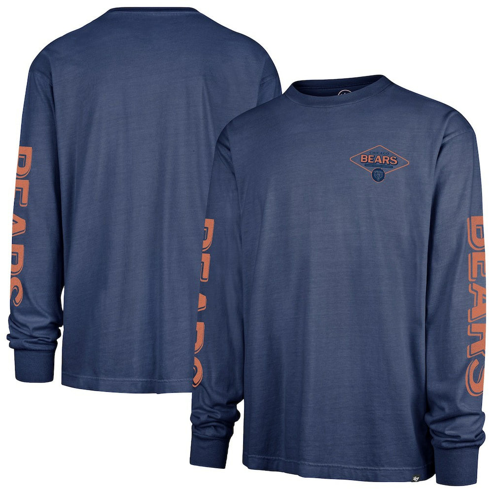 Chicago Bears '47 Cairn Ravine Foundation Long Sleeve T-Shirt - Navy T-shirts