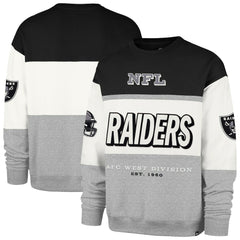 Las Vegas Raiders '47 Breeze Maximalist Sweatshirt - Black/Gray Sweatshirts