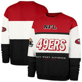 San Francisco 49ers '47 Breeze Maximalist Sweatshirt - Scarlet/Black Sweatshirts