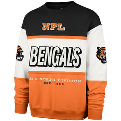 Cincinnati Bengals '47 Breeze Maximalist Sweatshirt - Black/Orange Sweatshirts