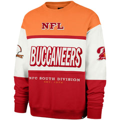 Tampa Bay Buccaneers '47 Throwback Breeze Maximalist Sweatshirt - Orange/Red Sweatshirts