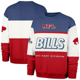Buffalo Bills '47 Throwback Breeze Maximalist Sweatshirt - Royal/Red Sweatshirts