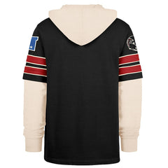 Atlanta Falcons '47 Split Zone Cornerback Duo Hoodie - Black Hoodies