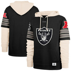 Las Vegas Raiders '47 Split Zone Cornerback Duo Hoodie - Black Hoodies