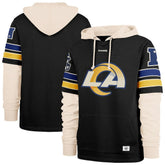 Los Angeles Rams '47 Split Zone Cornerback Duo Hoodie - Black Hoodies