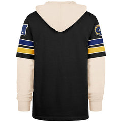 Los Angeles Rams '47 Split Zone Cornerback Duo Hoodie - Black Hoodies