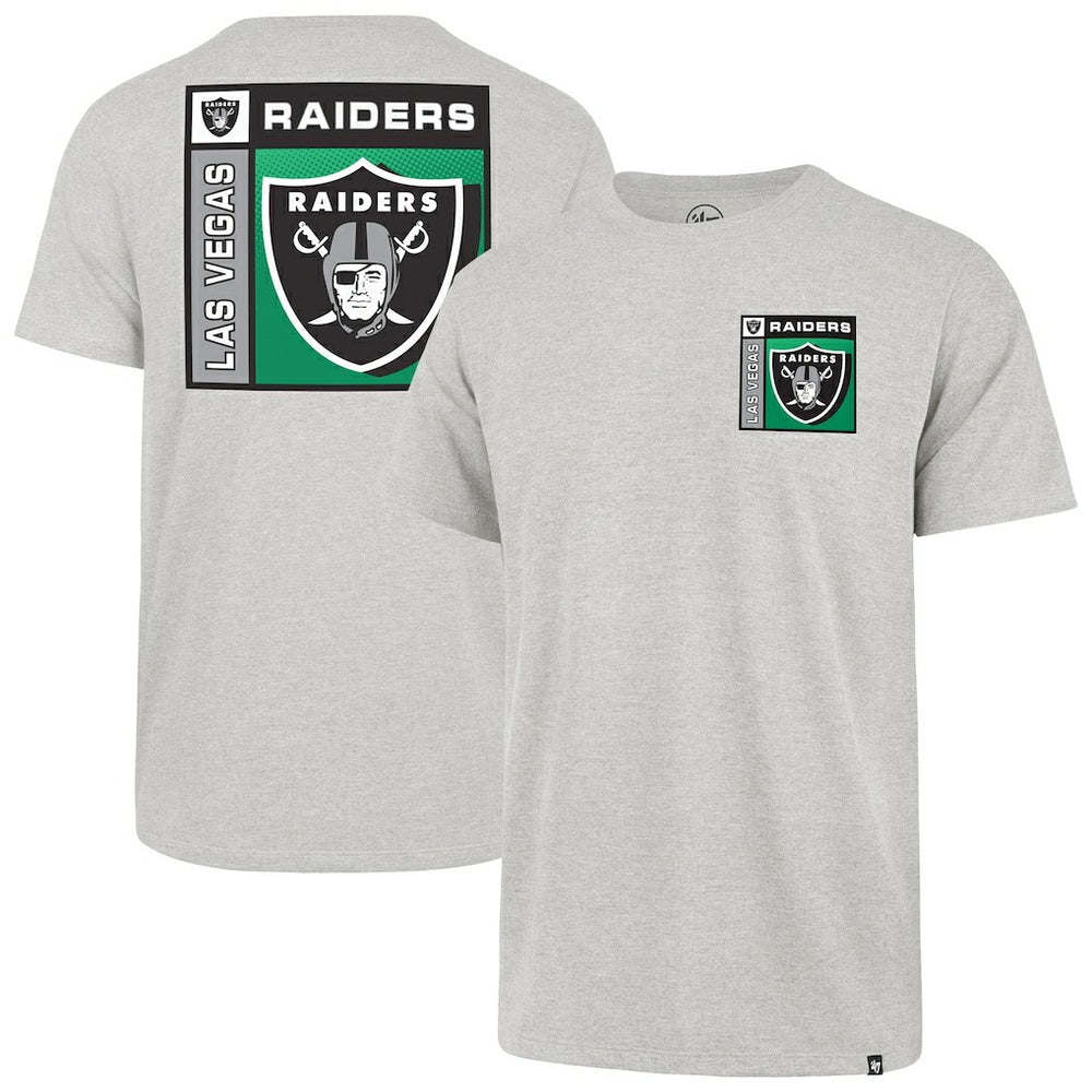 Las Vegas Raiders '47 Chrome Plate Franklin T-Shirt - Gray T-shirts