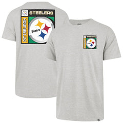 Pittsburgh Steelers '47 Chrome Plate Franklin T-Shirt - Gray T-shirts