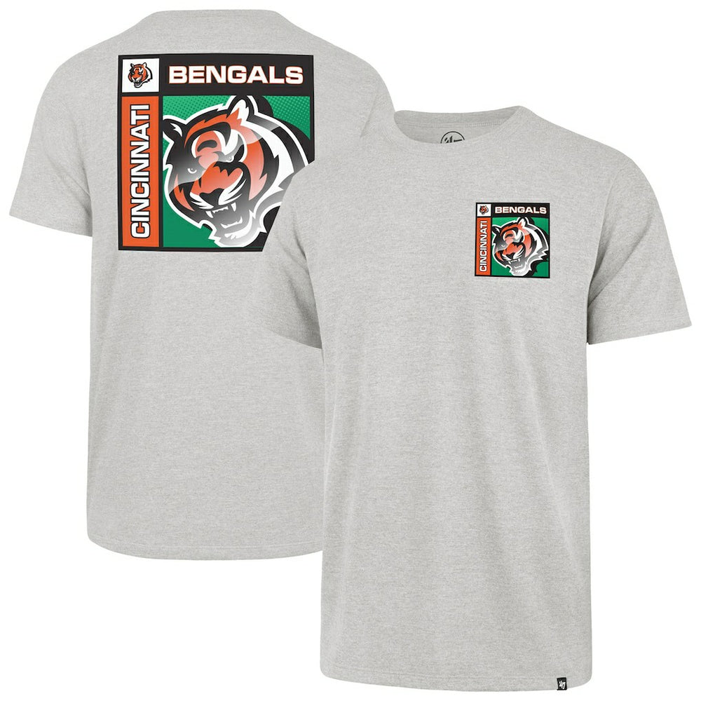 Cincinnati Bengals '47 Chrome Plate Franklin T-Shirt - Gray T-shirts