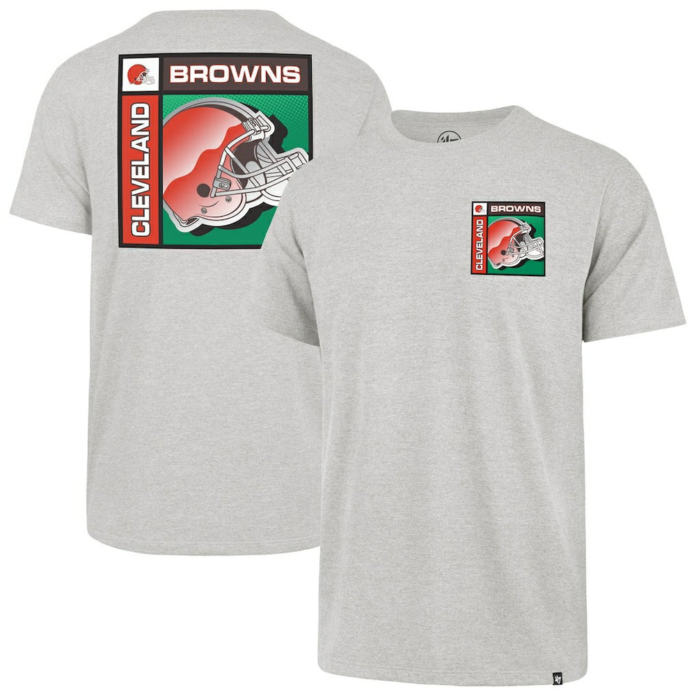 Cleveland Browns '47 Chrome Plate Franklin T-Shirt - Gray T-shirts