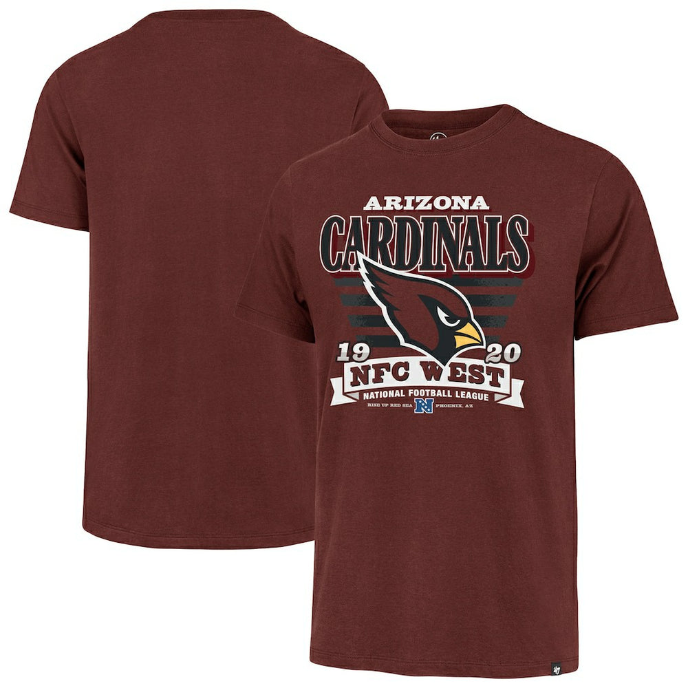 Arizona Cardinals '47 Stripe Splash Franklin T-Shirt - Cardinal T-shirts