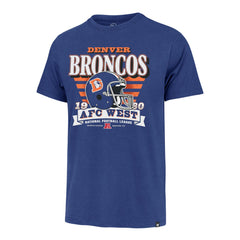 Denver Broncos '47 Stripe Splash Franklin Throwback T-Shirt - Royal T-shirts