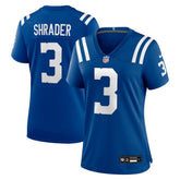 Spencer Shrader Indianapolis Colts Women's Team Game Jersey - Royal Jerseys