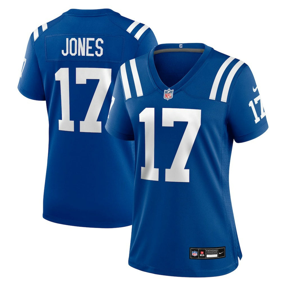 Daniel Jones Indianapolis Colts Women's Team Game Jersey - Royal Jerseys
