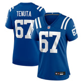 Luke Tenuta Indianapolis Colts Women's Team Game Jersey - Royal Jerseys