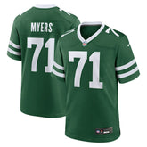 Josh Myers New York Jets Team Game Jersey - Legacy Green Jerseys