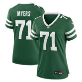 Josh Myers New York Jets Women's Game Jersey - Legacy Green Jerseys